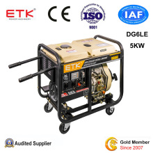 5kw Open Type Diesel Portable Generator with High Quality Alternator